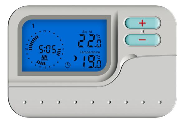 7 Day Wireless Programmable Thermostat For Boiler Heating System