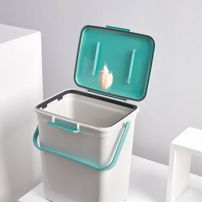 Portable sealed Garbage Can Kitchen Household Closed Deodorant Pet-proof Dog Diaper with Lock Lid