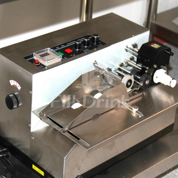 Automatic Bottle Printing Machine Solid Ink Roll Bottle Date Coder With No Consumables