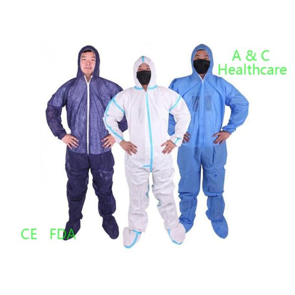 Virus Surgical Disposable Protective Coverall Medical Protective Clothing CE