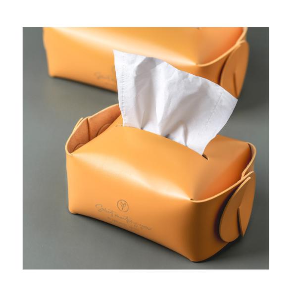 PU Leather Sun Visor Napkin Holder CNAS 8.86x4.33x0.79 Inches