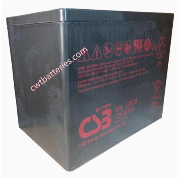 CSB GPL121000 Piles VRLA au plomb acide scellées 12V 100AH personnalisées