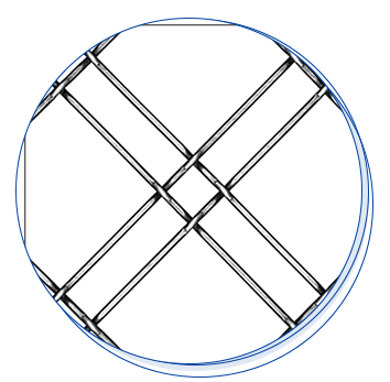 La pared de cortina decorativa acanaló la malla de alambre tejida prensada metal