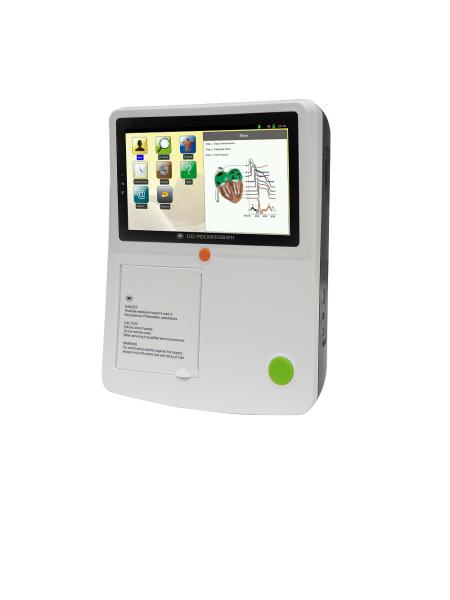 Eletrocardiógrafo esperto médico da máquina de Digitas seis ECG do armazenamento alto com software livre