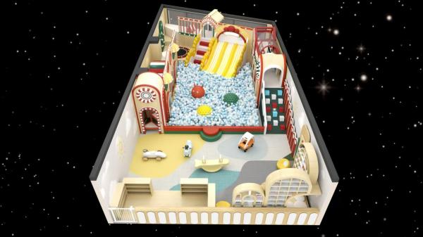 Dreamland Children Naughty Castle Paradise Kids Pool Ball Trampoline Kids Playground Indoor Equipment