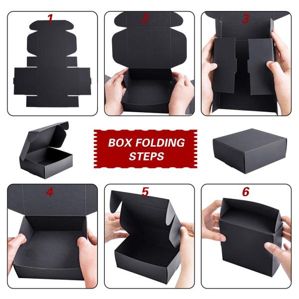 Gold Foil Stamping Corrugated Carton Paper Box For Gift Packaging