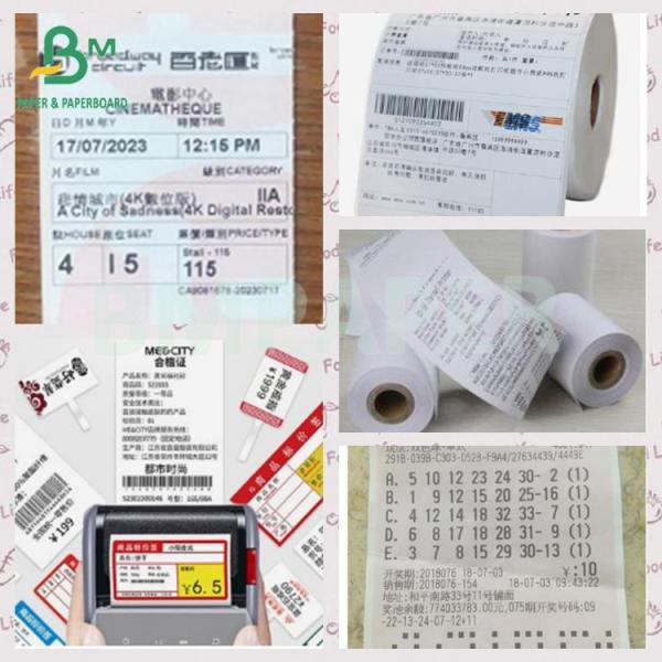 48gsm 60gsm Thermal Paper Cash Register Paper for POS ATM Printer 48 гг. 60 гг. Термобумажная бумага Бумага для кассового регистра