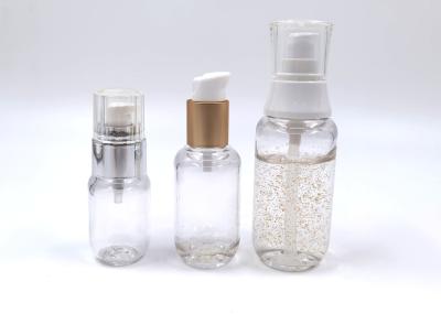 Deluxe Transparent PET Cosmetic Bottles Lotion Eye Cream 30ml 50ml 100ml