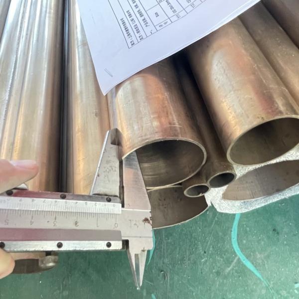 Tubulação de cobre com diâmetro externo de 3/4 Tubos de liga de cobre e níquel 8mm 10mm 32mm de diâmetro Tubulação de cobre macio