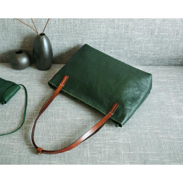 Authentic Handbags Tan Leather Tote Bag