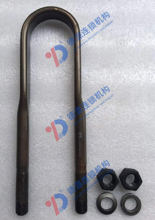 A9413316625 HIGH-STRENGTH FRONT U-BOLT BLACK POWDER COATED FOR BENZ TRUCKS