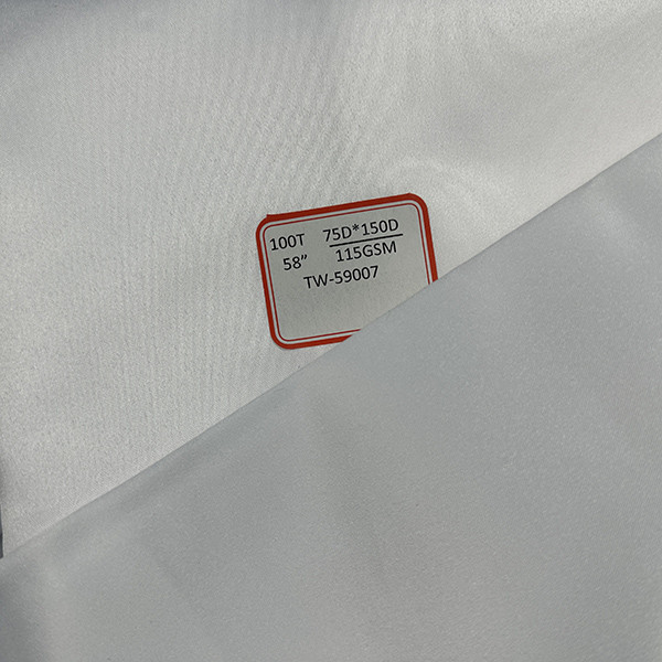 75D*150D Polyester Satin Fabric 120GSM Women'S Fashion Wedding Dress Fabric