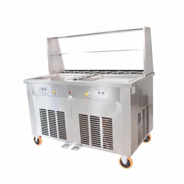 Restaurant  Stainless Steel Fried Ice Cream Roll Machine