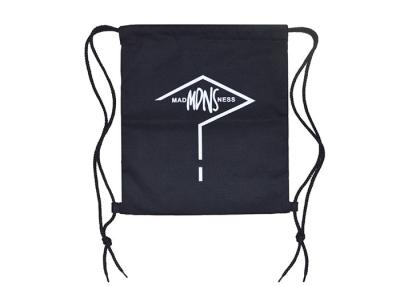 Cotton Personalised Drawstring Bag , Canvas Drawstring Bags Silk Printing