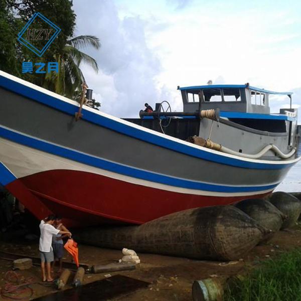 Inflating Marine Rubber Airbag 0.05 To 0.22mpa Barge Launching