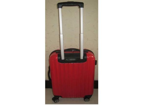 Plastic Handle ABS PC Hard Shell Suitcase Luggage Bag Set With Oxford Cloth Lining