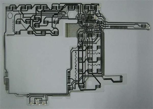 A placa de circuito impresso flexível Multilayer com o único tomado partido/dobro tomou partido