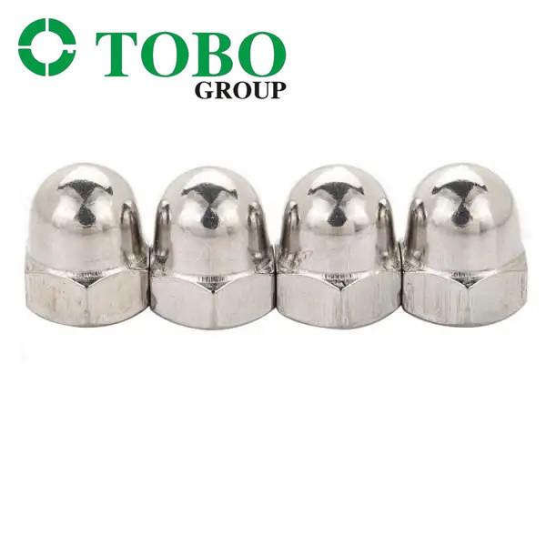 18-8 Bright Zinc Plated Dome Acorn Nut Hex Cap Nuts M6 M8 M10 Customize