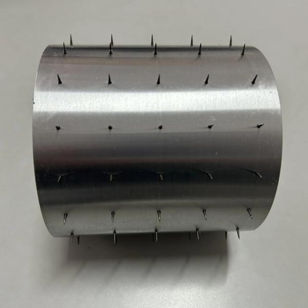 Needle Perforating Pin Sleeves Pinned Rollers In Aluminium Alloy