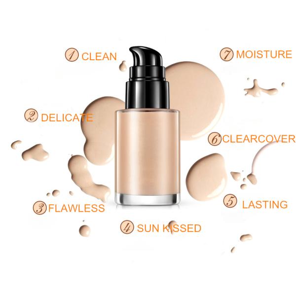 Продукты макияжа макияжа контуря, учреждение жидкости сливк отбеливания кожи