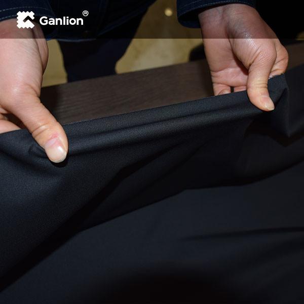 Black Cotton Polyester polyolefine fiber Stretched Workwear Fabric 235GSM Full Sleeve Shirts