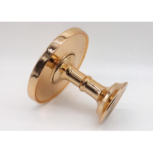 Electroplated Ceramic Cake Stand Rose Gold Color For Wedding And Party