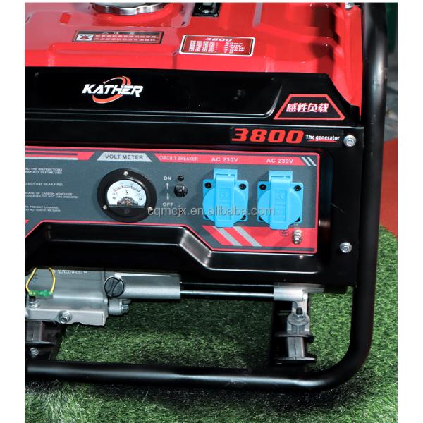 212cc Displacement 2.8kw Gasoline Electric Generator for Small Electric Power Needs
