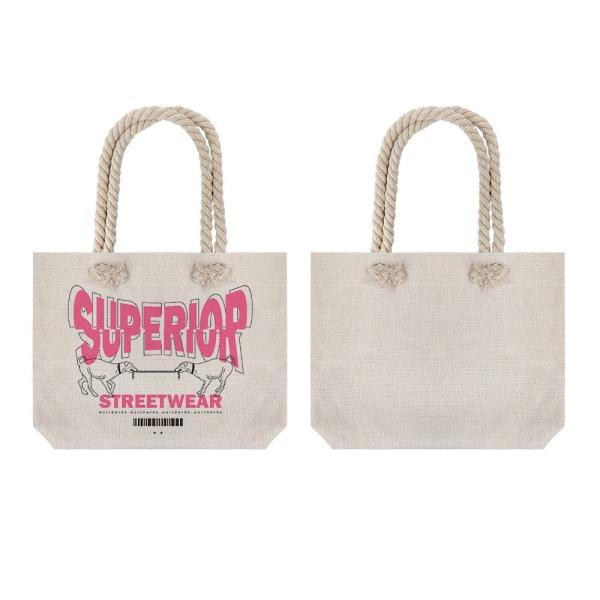 Custom Sublimation Blank Linen Tote Bag For Sublimation Photos Printing