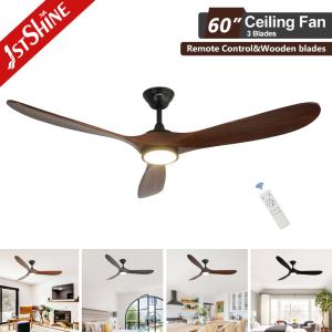 Ventilador de teto LED remoto com conectividade Wi-Fi e opções personalizáveis