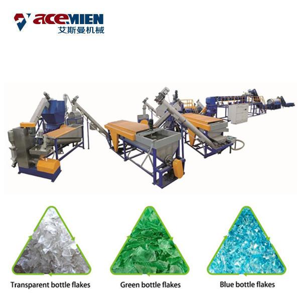 Waste Bottle Woven Bag Plastic Washing Machine , Industrial Washing Line 1000kg/Hour