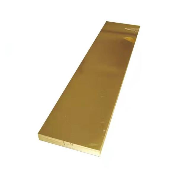 O laser da pureza cortou o padrão da largura ASTM do material 600mm da placa de bronze C1100 de 5mm