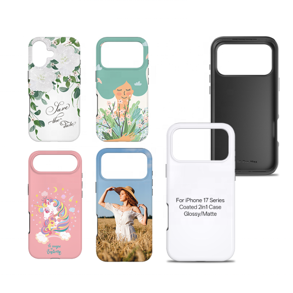 Custom Iphone 17 Case Magsafe 3D 2 In 1 Coated Sublimation Phone Case Diy Photo Printing Matte Glossy Magnetic Iphone Case