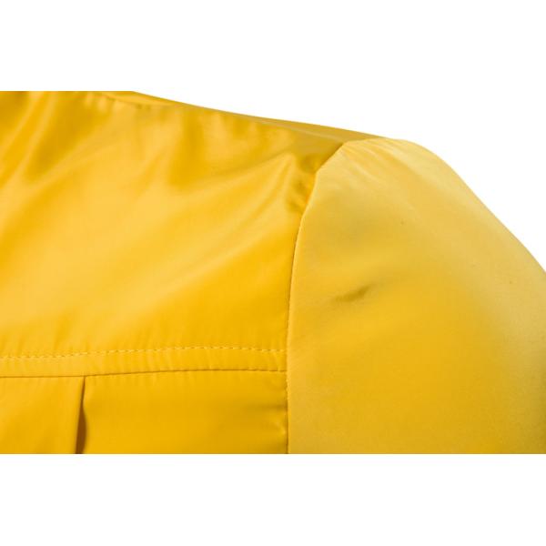 2018 autumn new british style slim styled male waterproof fashion stand collar thin jacket
