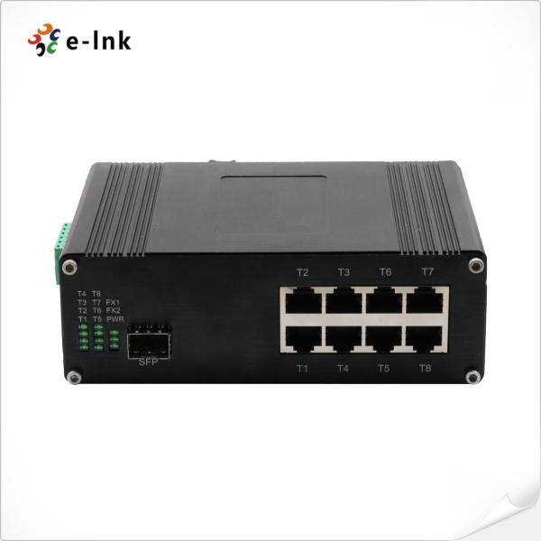 Interruptor Ethernet Industrial de 8 portas 10/100Base-TX mais 1 porta 100BASE-FX