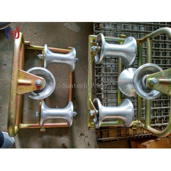 Heavy Duty Corner Ground Roller Cable Pulling Equipment with 10KN Rated Load for 120-200mm Cables