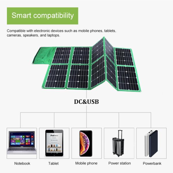 OEM Solar Powered Battery Charger Panel Power Supply 300w