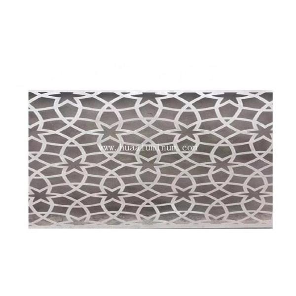 Heat Insulation Fence Aluminium Solid Panel ISO9001 Certification