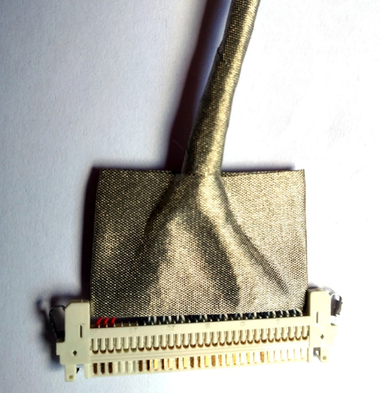 300mm LVDS Wire Harness HRS Single Shield Flexible Coaxial Cable Assembly