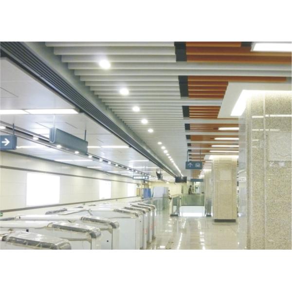 Artist Aluminum Alloy Commercial Ceiling Tiles / Square Tube Screen Ceiling Tiles Waterproof