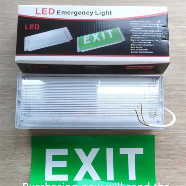 8W Rechargeable LED Portable Emergency Safety Light Emergency AC85-265V Good L01765