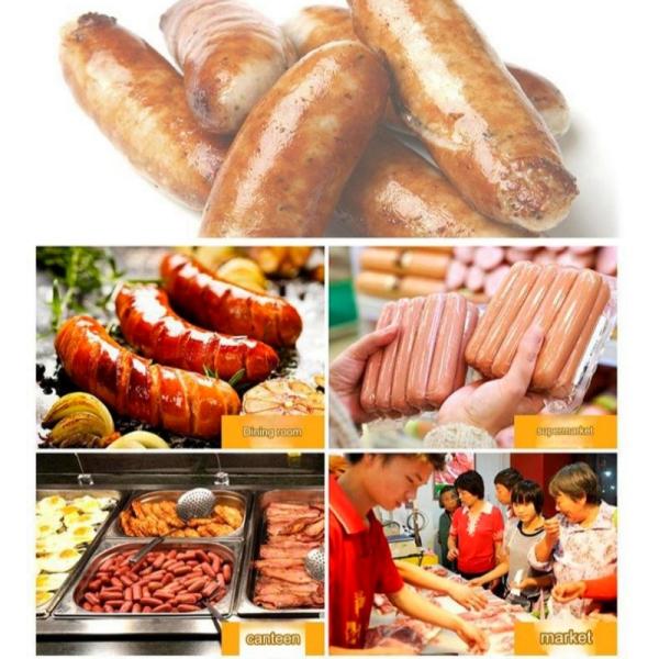 Stainless Steel Sausage Filler for Food Machine Holds 13kg Meat Capacity 15L Capacity