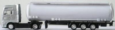 die cast truck with trailer