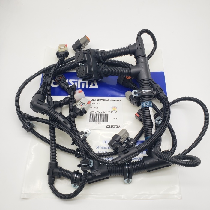 High Quality Excavator Wiring Harness for QSB6.7 6D107 HL740-7A HL740-9 Angle