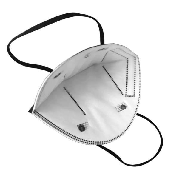 High Quality 4-Ply Black Influenza Surgical Face Masks High-Anti-Aerosol Adults KN95 Disposable Facemask HAIXIN HEALTH