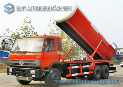 20000 L DONGFENG 210hp 6x4 Vacuum Tank Truck High - Pressure Sewage Vacuum Truck