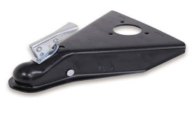 Accouplement noir d'attelage de remorque de taille de 17 pouces coupleur de