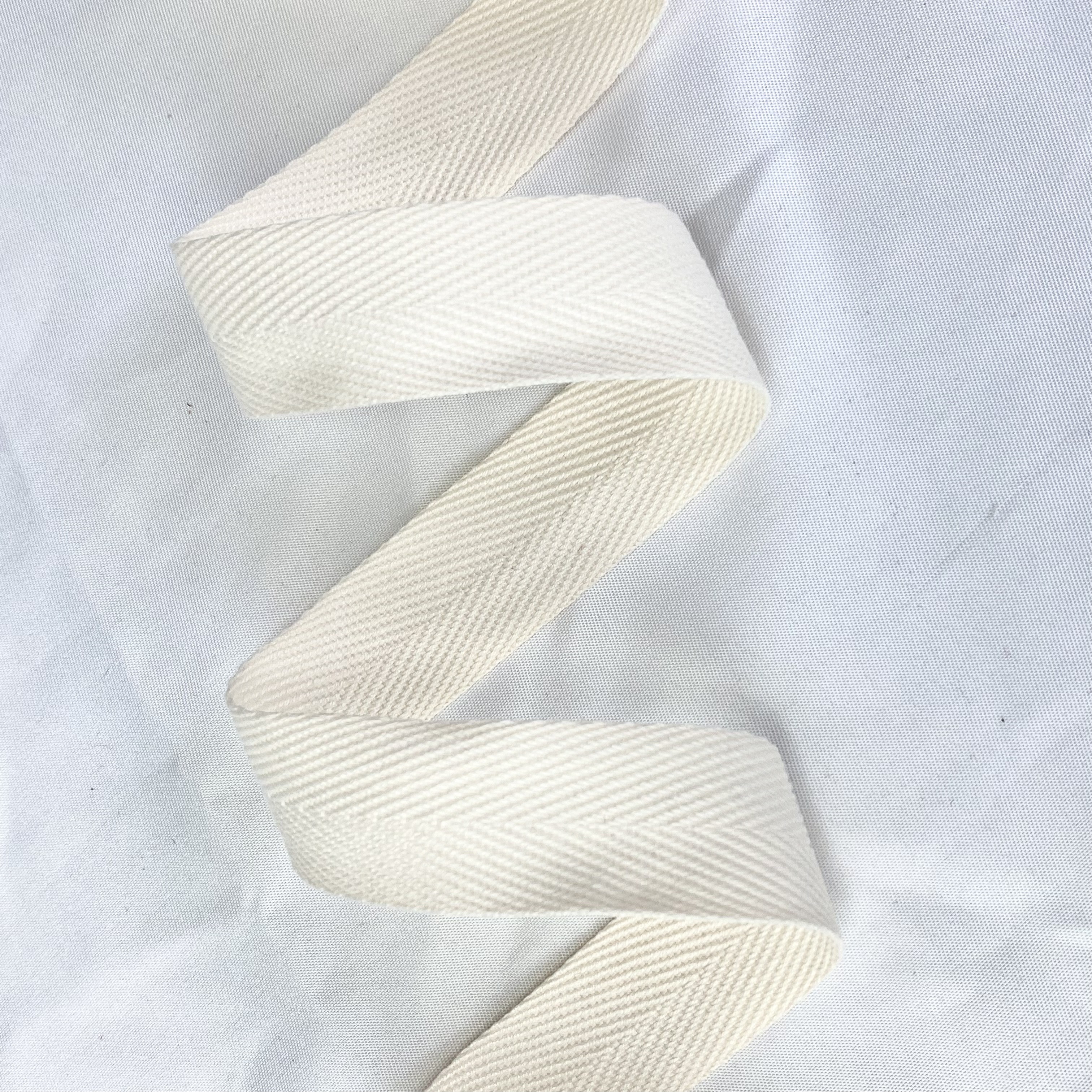 Herringbone polyester-cotton webbing Various colors Backpack strap Belt Handbag strap