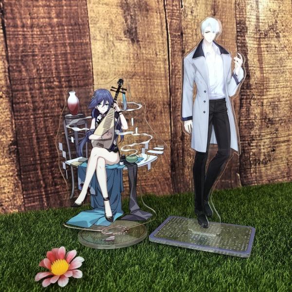 Custom Acrylic stand with LOGO printed;Customized offset printing display stand board with anime figure/star /logo