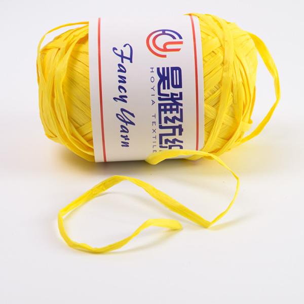 PP Raffia yarn Crochet Ribbon Yarn Crochet Craft Packing Paper for Festival Gifts