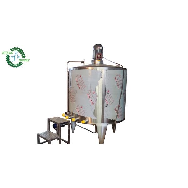 2000l Double Jacket Hot and Cold Mixing tank with Pump
